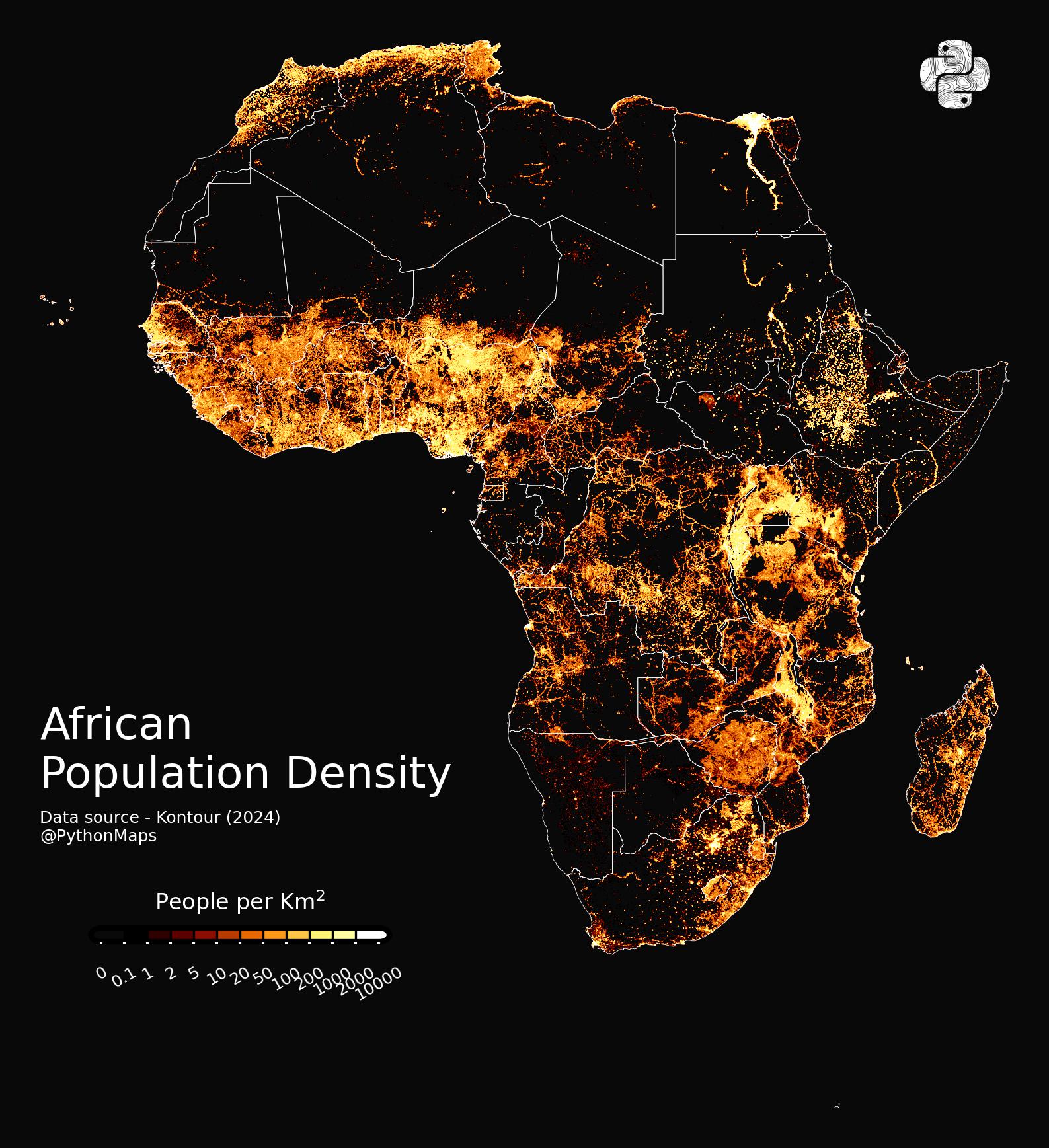 African Population Density