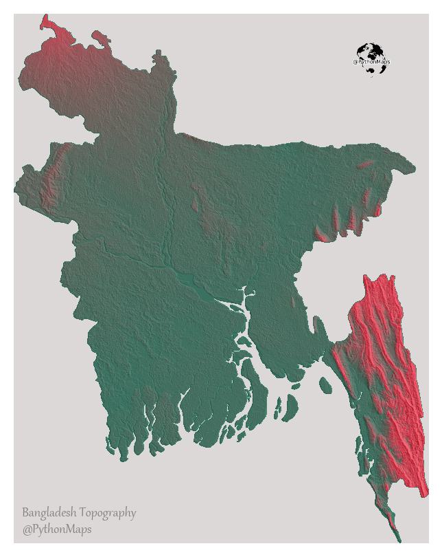 The Topography of Bangladesh