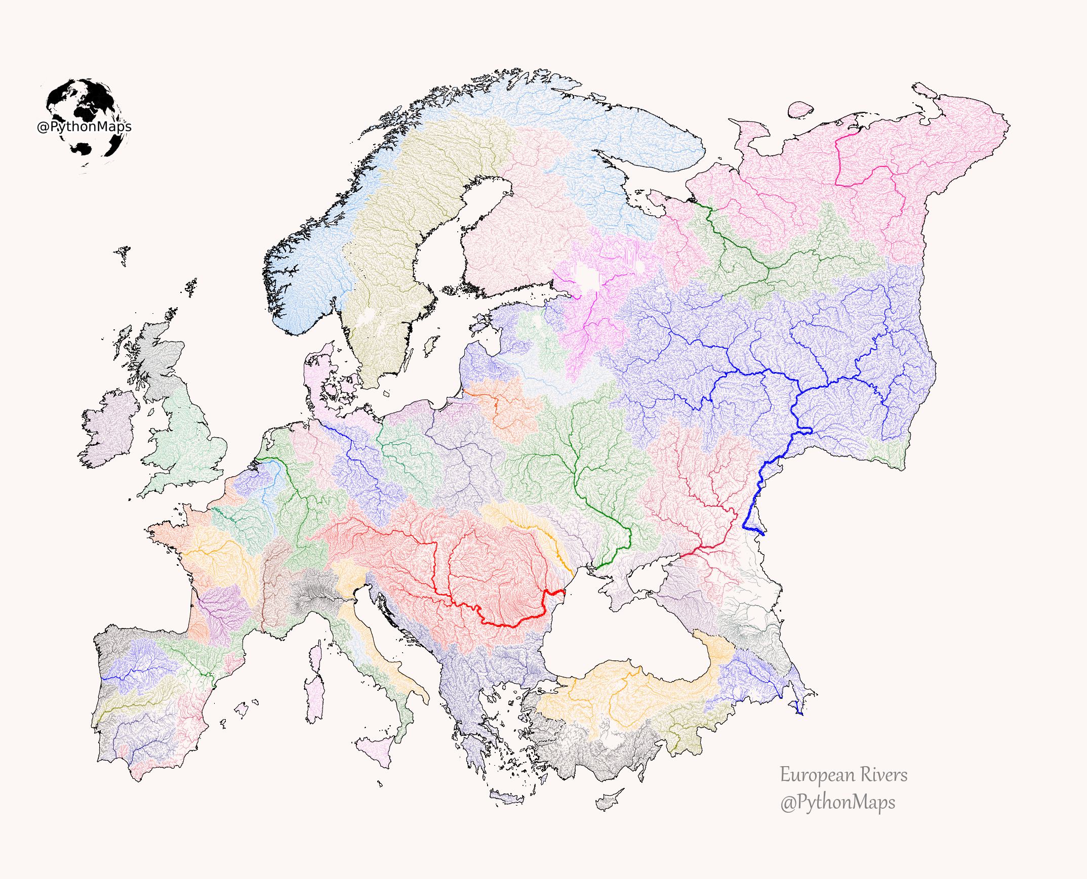 The Rivers of Europe