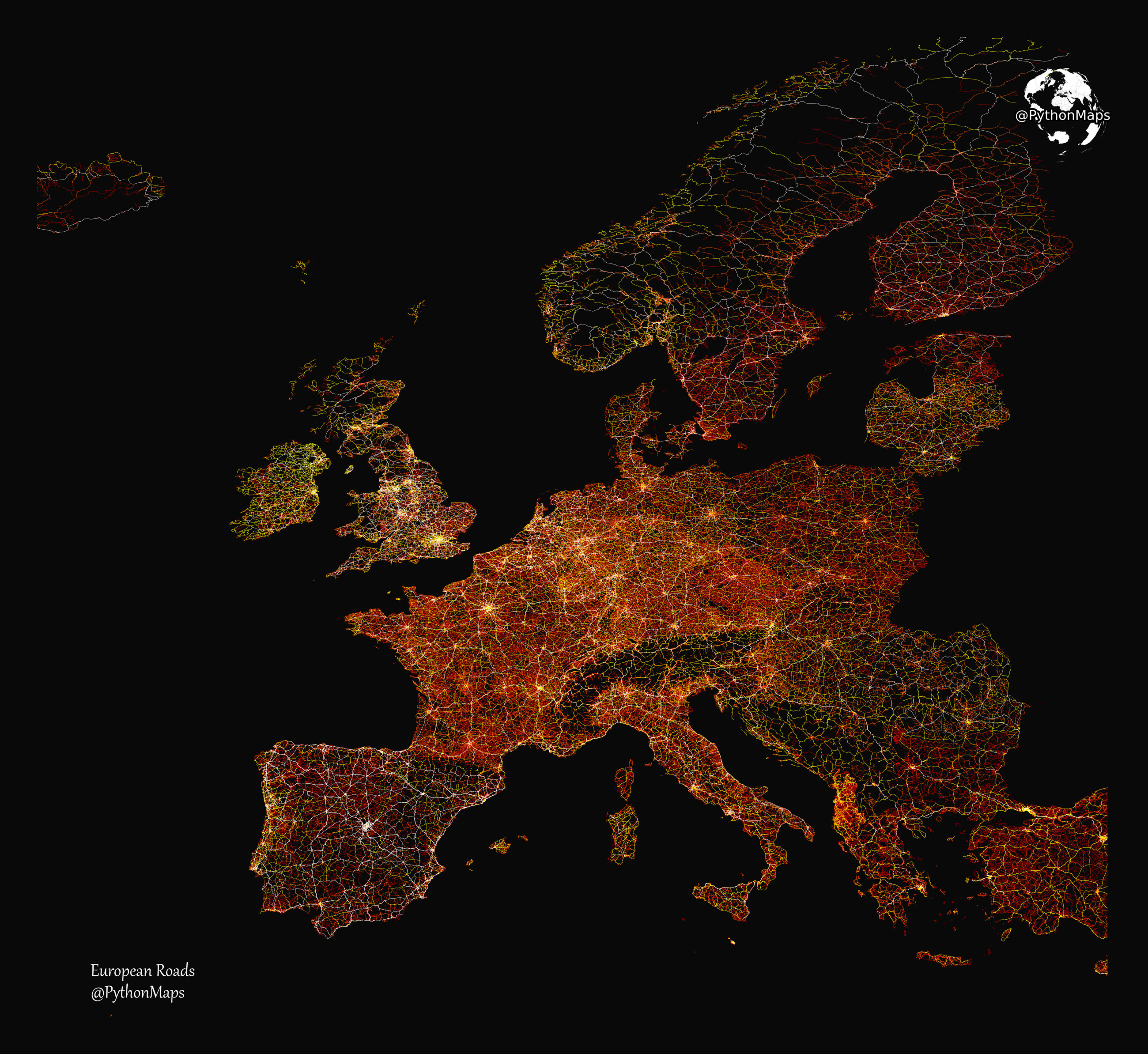 The Roads of Europe